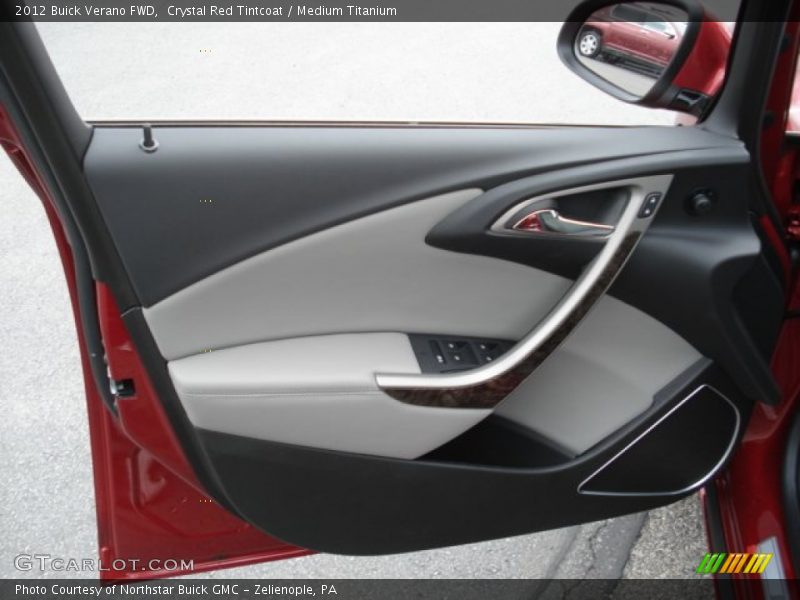 Crystal Red Tintcoat / Medium Titanium 2012 Buick Verano FWD