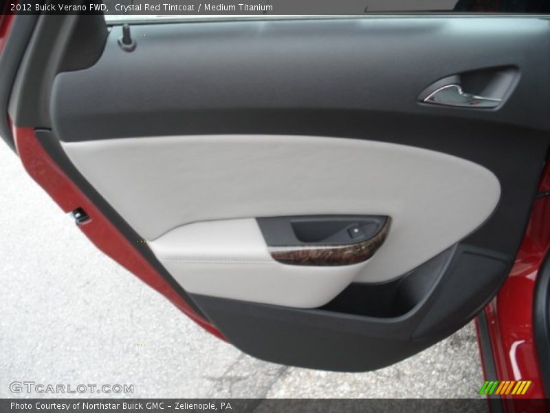 Crystal Red Tintcoat / Medium Titanium 2012 Buick Verano FWD
