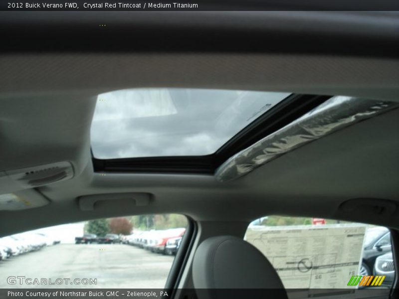 Crystal Red Tintcoat / Medium Titanium 2012 Buick Verano FWD