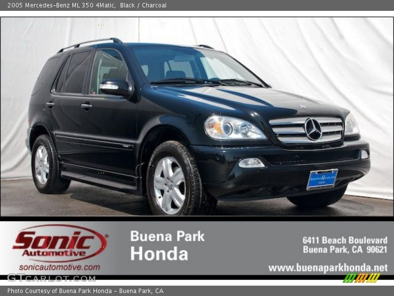 Black / Charcoal 2005 Mercedes-Benz ML 350 4Matic