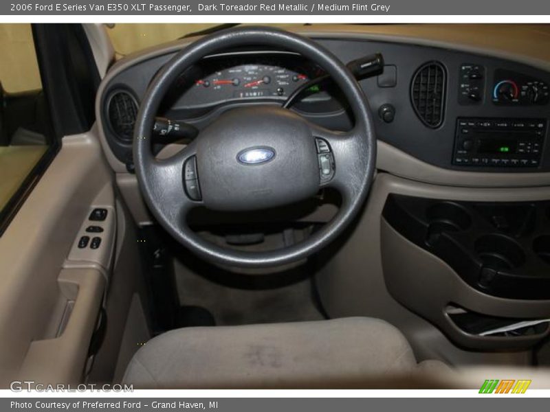 Dark Toreador Red Metallic / Medium Flint Grey 2006 Ford E Series Van E350 XLT Passenger