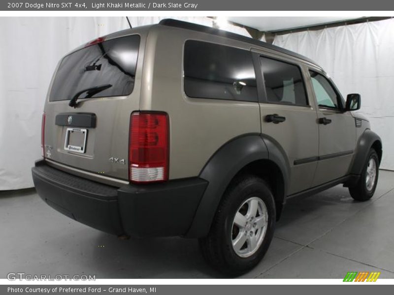 Light Khaki Metallic / Dark Slate Gray 2007 Dodge Nitro SXT 4x4