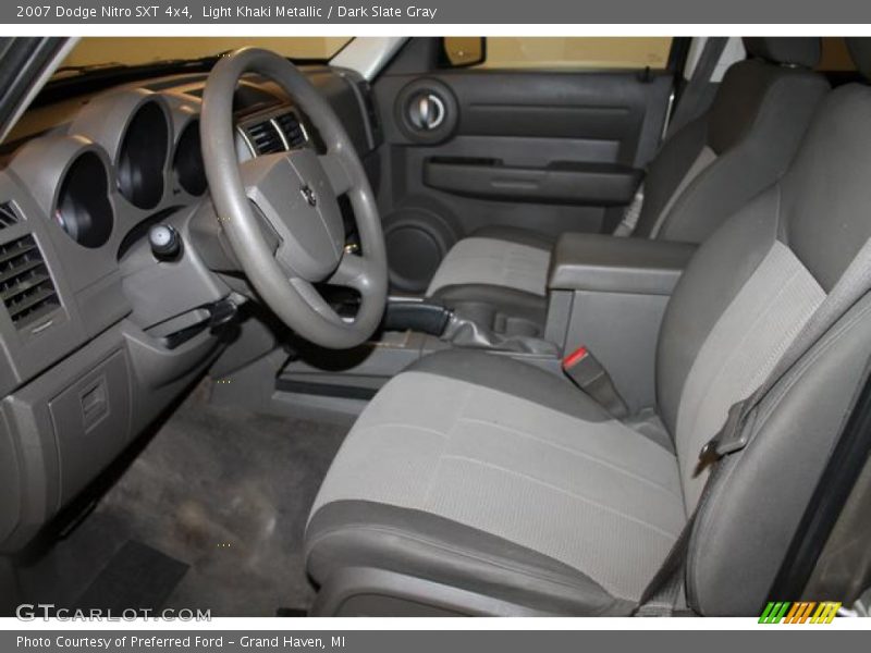Light Khaki Metallic / Dark Slate Gray 2007 Dodge Nitro SXT 4x4