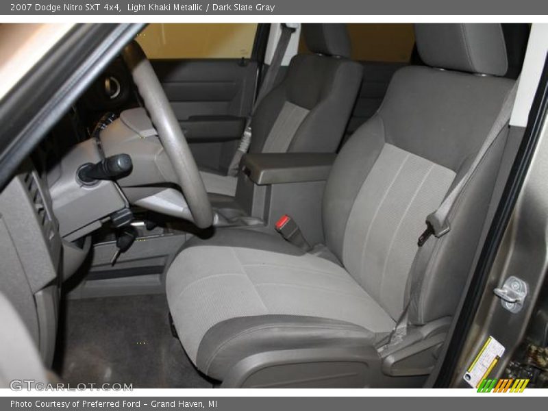 Light Khaki Metallic / Dark Slate Gray 2007 Dodge Nitro SXT 4x4