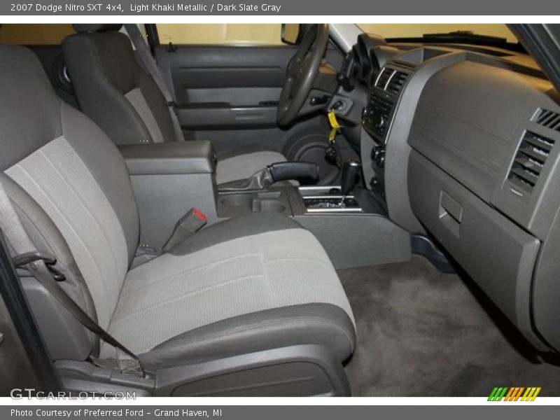 Light Khaki Metallic / Dark Slate Gray 2007 Dodge Nitro SXT 4x4