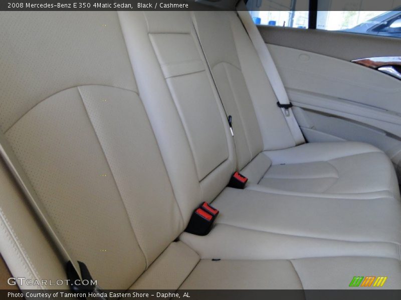 Black / Cashmere 2008 Mercedes-Benz E 350 4Matic Sedan