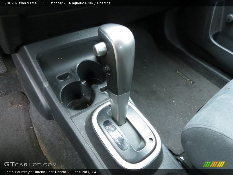 Magnetic Gray / Charcoal 2009 Nissan Versa 1.8 S Hatchback