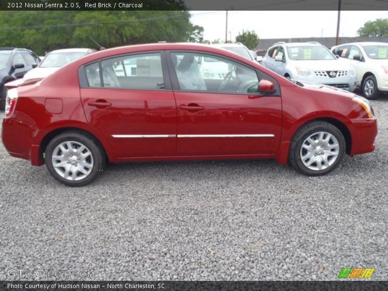 Red Brick / Charcoal 2012 Nissan Sentra 2.0 S