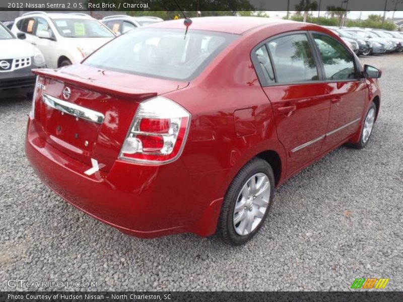 Red Brick / Charcoal 2012 Nissan Sentra 2.0 S