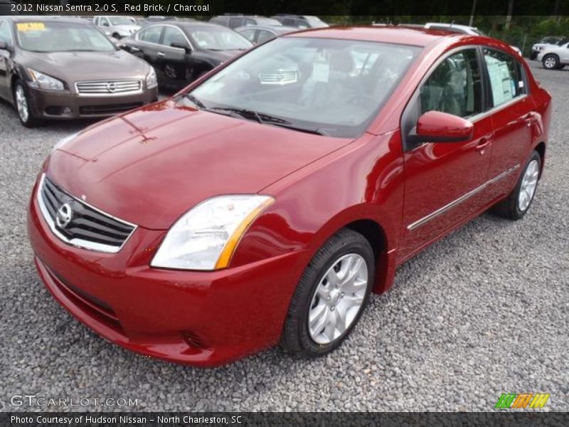 Red Brick / Charcoal 2012 Nissan Sentra 2.0 S