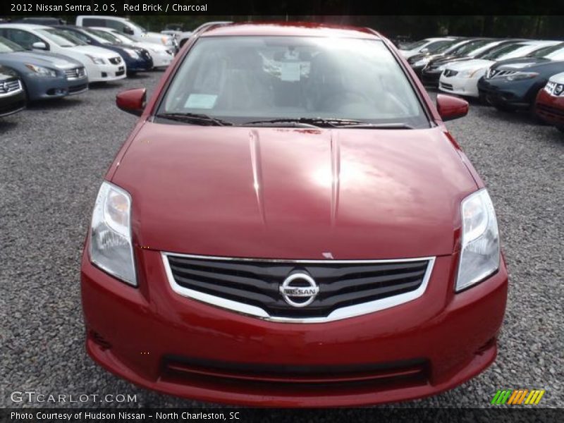 Red Brick / Charcoal 2012 Nissan Sentra 2.0 S