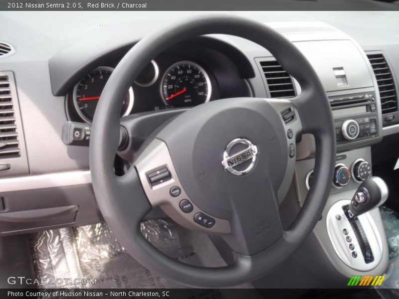 Red Brick / Charcoal 2012 Nissan Sentra 2.0 S