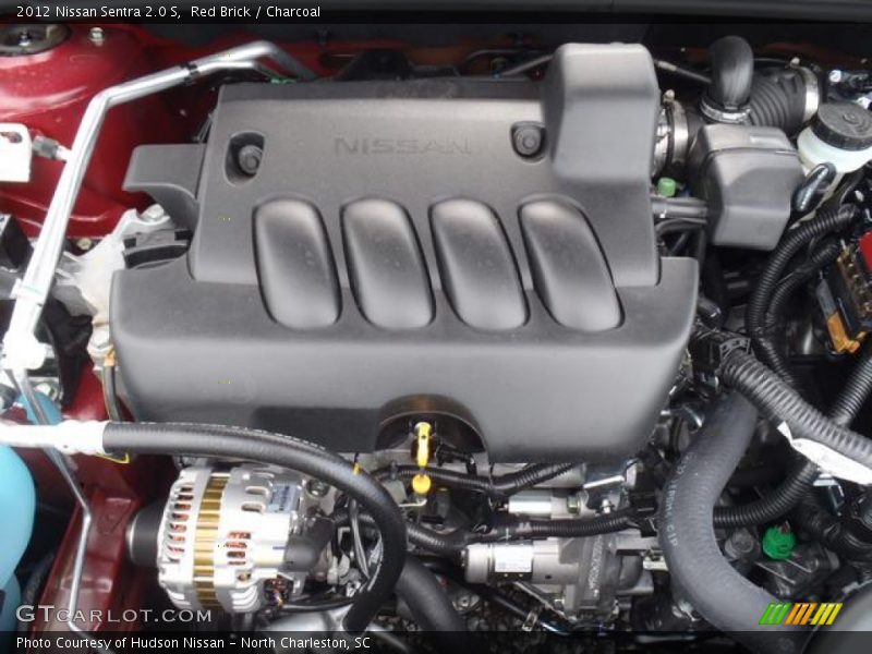 Red Brick / Charcoal 2012 Nissan Sentra 2.0 S