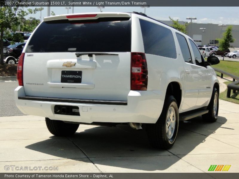 Summit White / Light Titanium/Dark Titanium 2007 Chevrolet Suburban 1500 LT