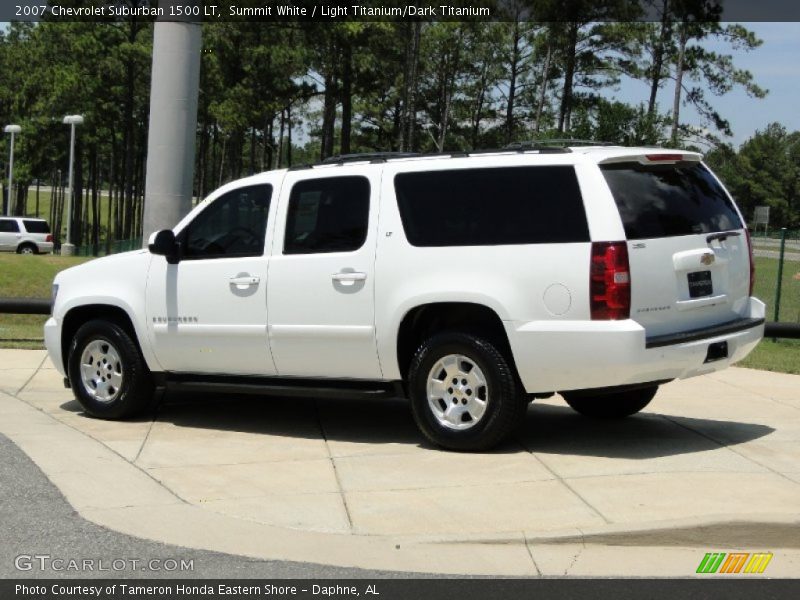 Summit White / Light Titanium/Dark Titanium 2007 Chevrolet Suburban 1500 LT