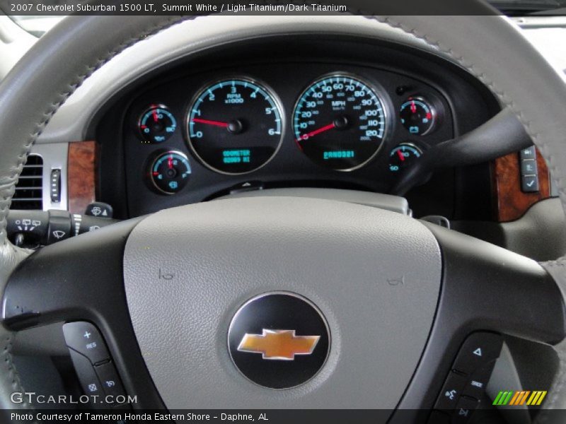 Summit White / Light Titanium/Dark Titanium 2007 Chevrolet Suburban 1500 LT