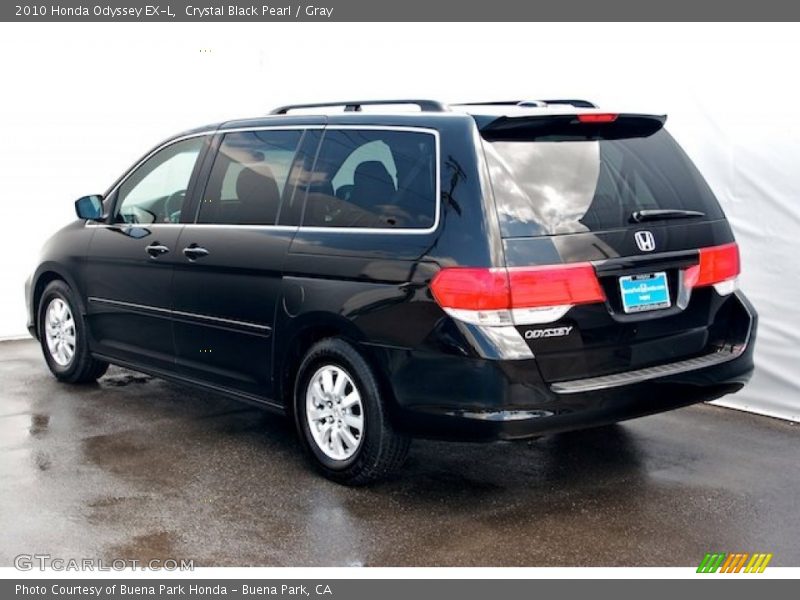 Crystal Black Pearl / Gray 2010 Honda Odyssey EX-L