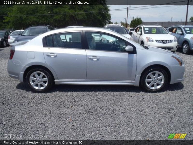 Brilliant Silver Metallic / Charcoal 2012 Nissan Sentra 2.0 SR