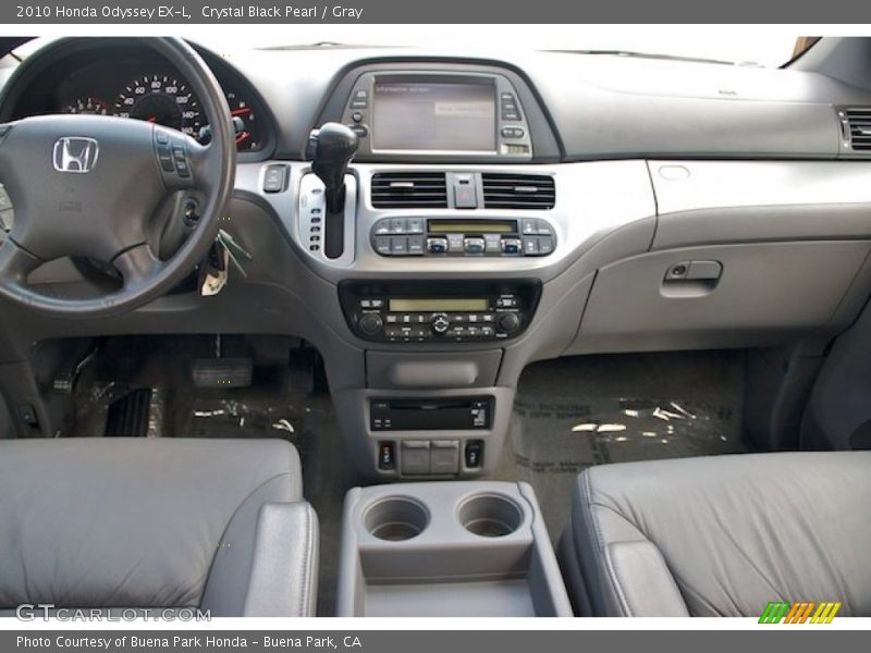 Crystal Black Pearl / Gray 2010 Honda Odyssey EX-L