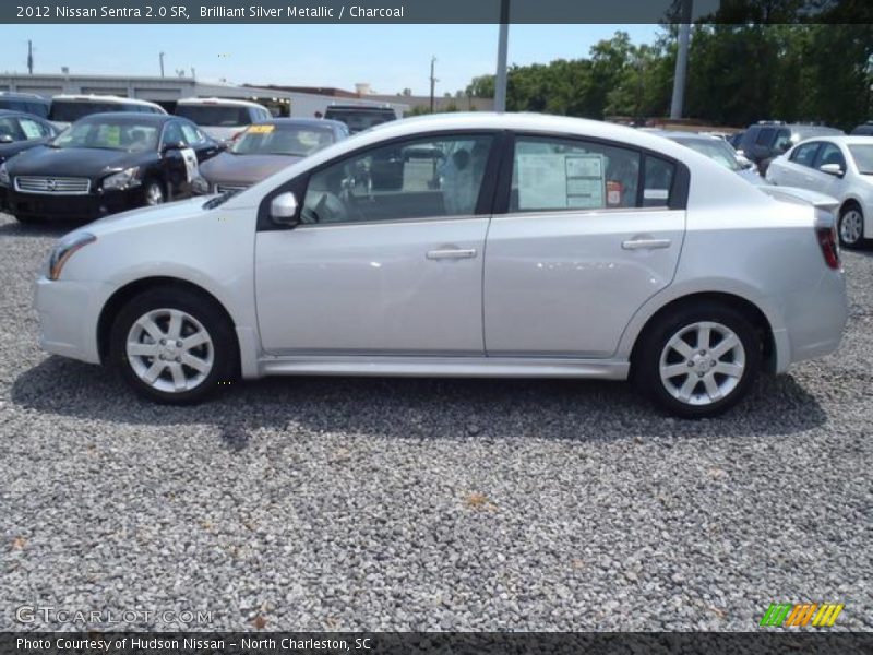 Brilliant Silver Metallic / Charcoal 2012 Nissan Sentra 2.0 SR
