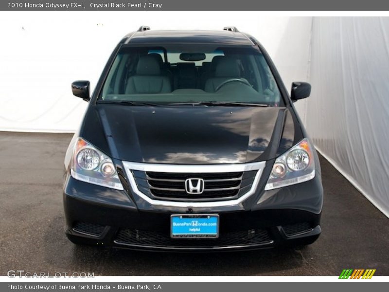 Crystal Black Pearl / Gray 2010 Honda Odyssey EX-L