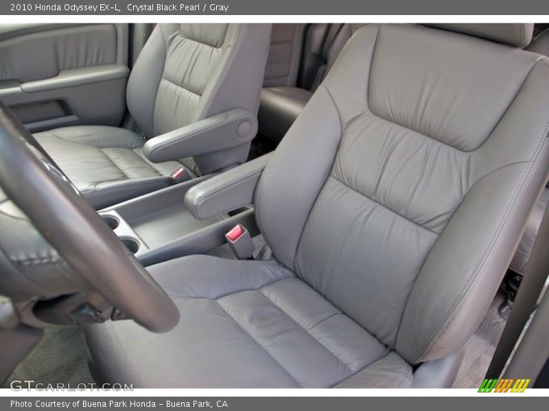 Crystal Black Pearl / Gray 2010 Honda Odyssey EX-L