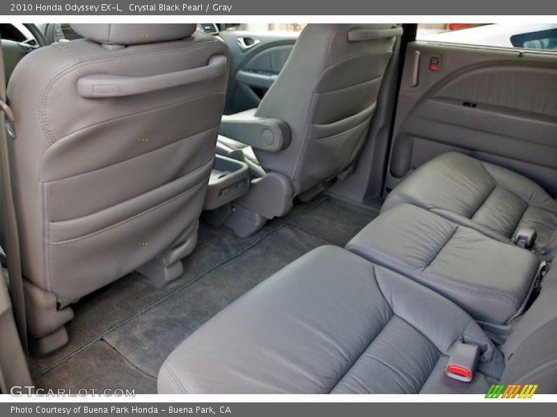 Crystal Black Pearl / Gray 2010 Honda Odyssey EX-L