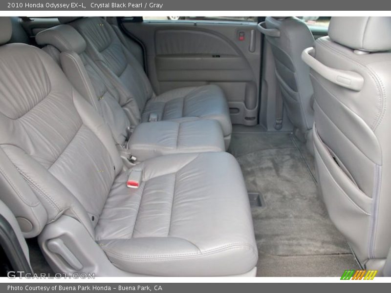 Crystal Black Pearl / Gray 2010 Honda Odyssey EX-L