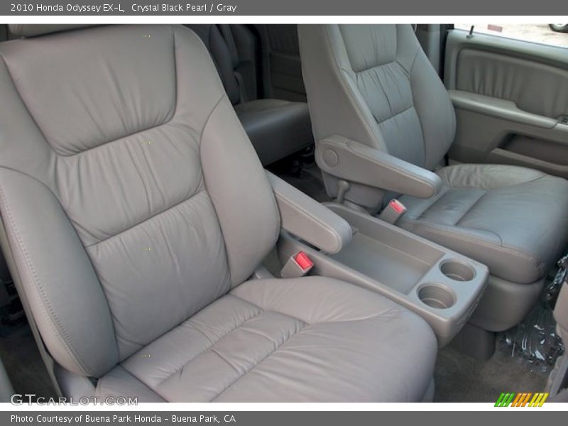 Crystal Black Pearl / Gray 2010 Honda Odyssey EX-L