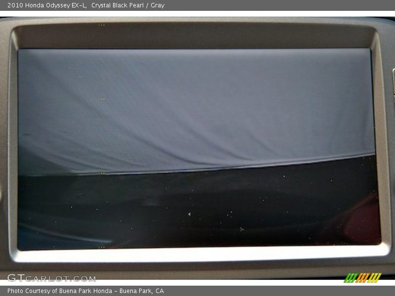 Crystal Black Pearl / Gray 2010 Honda Odyssey EX-L