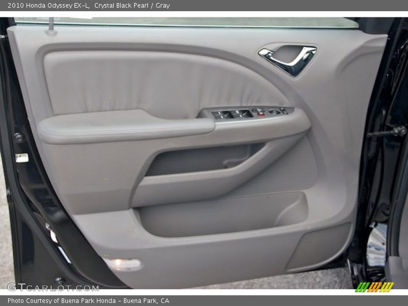 Crystal Black Pearl / Gray 2010 Honda Odyssey EX-L