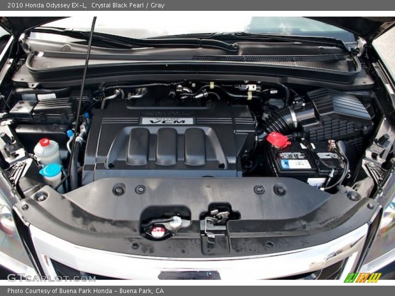 Crystal Black Pearl / Gray 2010 Honda Odyssey EX-L