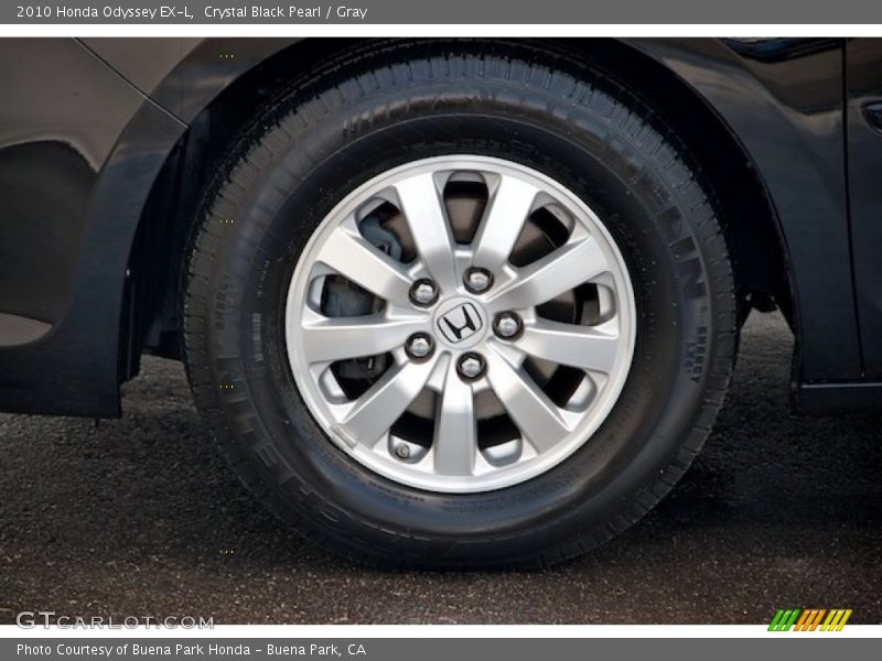 Crystal Black Pearl / Gray 2010 Honda Odyssey EX-L
