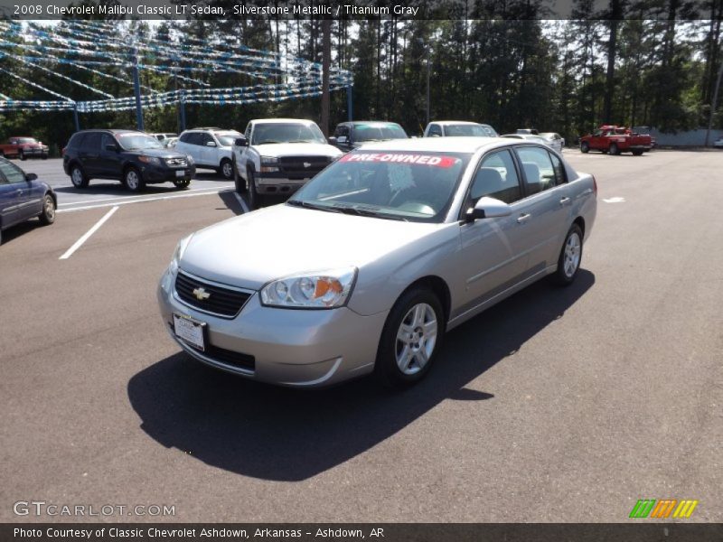 Silverstone Metallic / Titanium Gray 2008 Chevrolet Malibu Classic LT Sedan