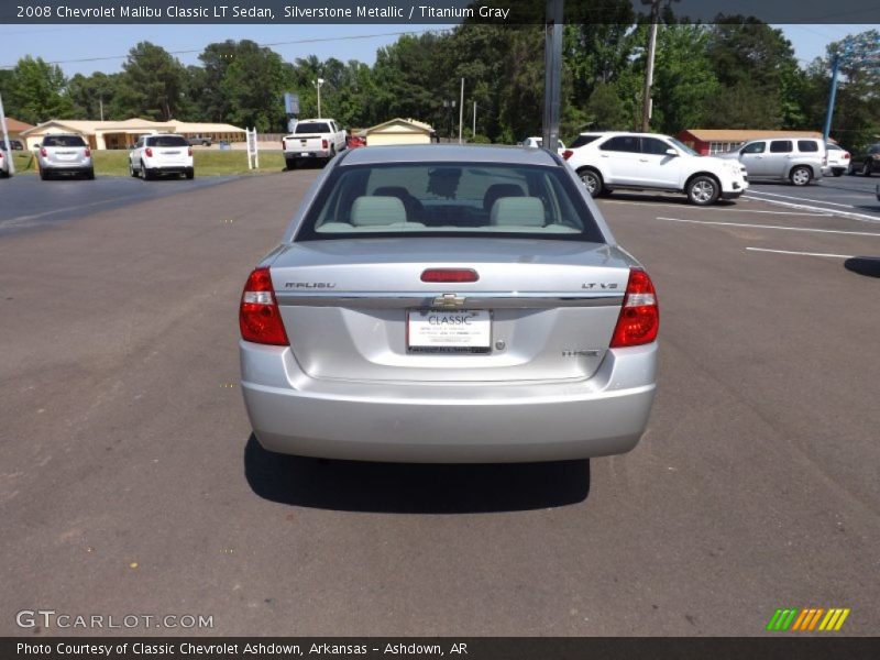 Silverstone Metallic / Titanium Gray 2008 Chevrolet Malibu Classic LT Sedan