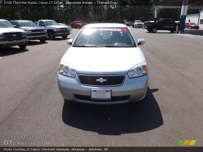 Silverstone Metallic / Titanium Gray 2008 Chevrolet Malibu Classic LT Sedan