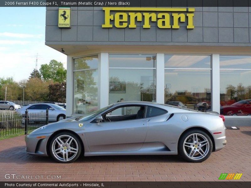 Titanium (Metallic Gray) / Nero (Black) 2006 Ferrari F430 Coupe F1