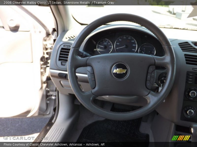 Silverstone Metallic / Titanium Gray 2008 Chevrolet Malibu Classic LT Sedan