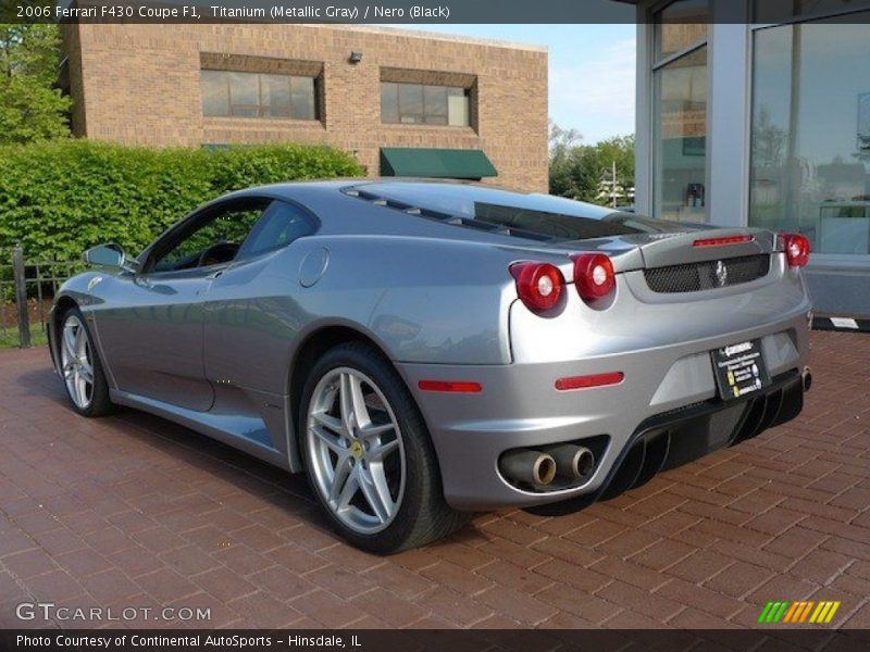 Titanium (Metallic Gray) / Nero (Black) 2006 Ferrari F430 Coupe F1