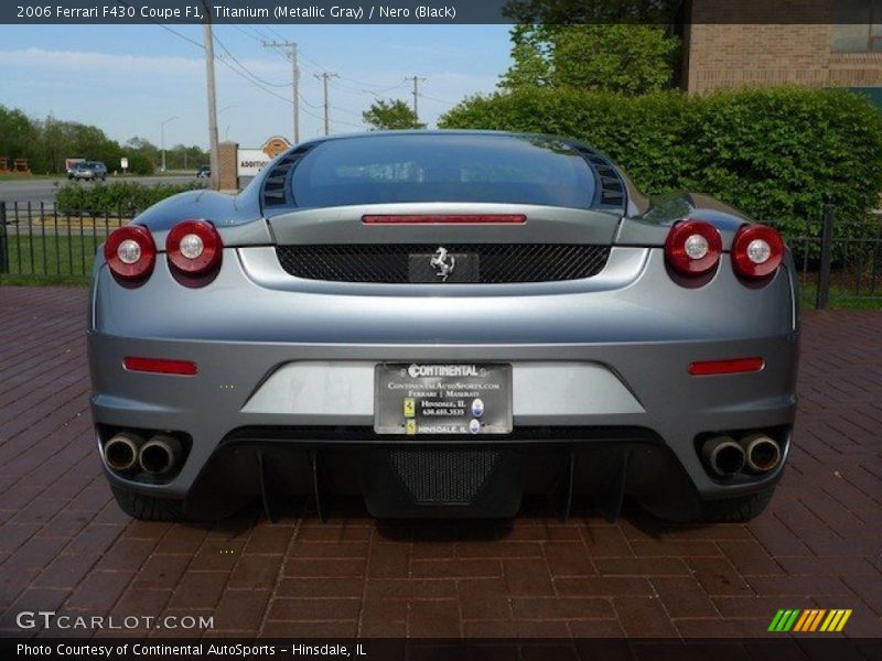 Titanium (Metallic Gray) / Nero (Black) 2006 Ferrari F430 Coupe F1