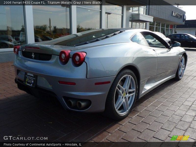 Titanium (Metallic Gray) / Nero (Black) 2006 Ferrari F430 Coupe F1
