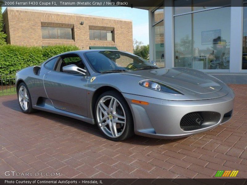 Titanium (Metallic Gray) / Nero (Black) 2006 Ferrari F430 Coupe F1