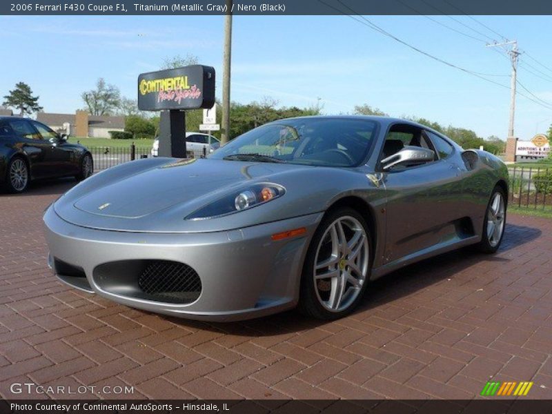 Titanium (Metallic Gray) / Nero (Black) 2006 Ferrari F430 Coupe F1