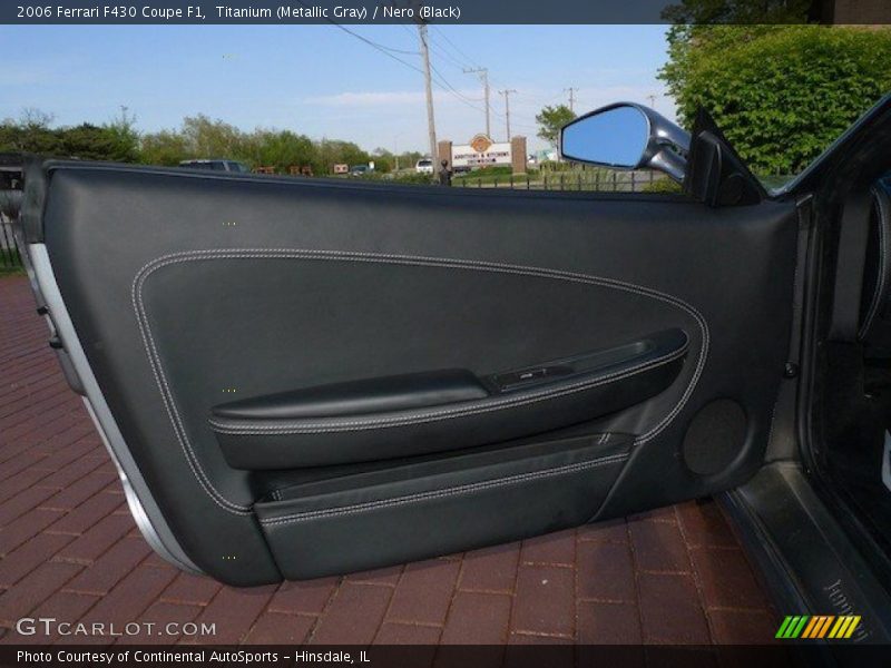 Titanium (Metallic Gray) / Nero (Black) 2006 Ferrari F430 Coupe F1