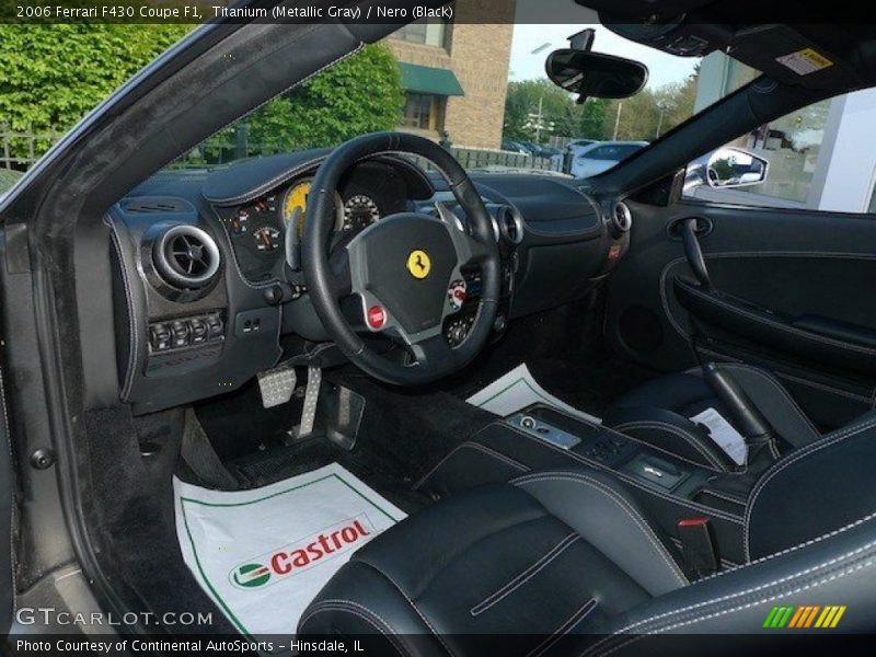 Titanium (Metallic Gray) / Nero (Black) 2006 Ferrari F430 Coupe F1
