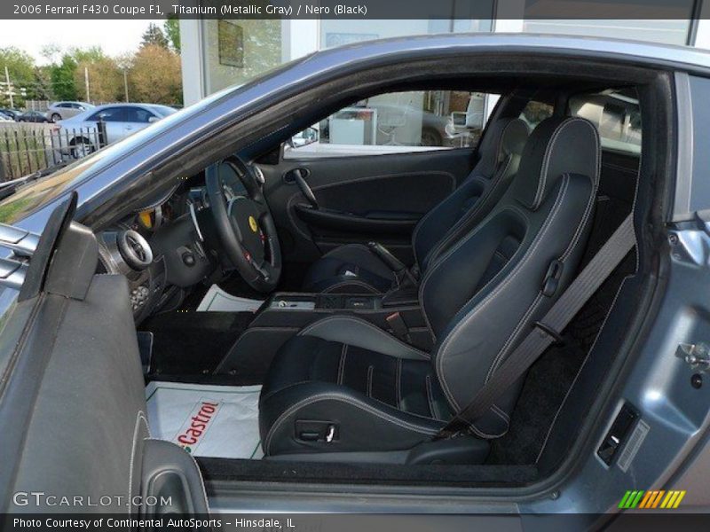 Titanium (Metallic Gray) / Nero (Black) 2006 Ferrari F430 Coupe F1