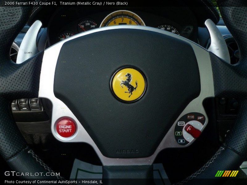 Titanium (Metallic Gray) / Nero (Black) 2006 Ferrari F430 Coupe F1