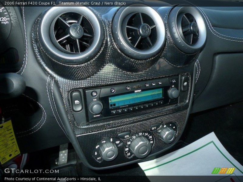 Titanium (Metallic Gray) / Nero (Black) 2006 Ferrari F430 Coupe F1