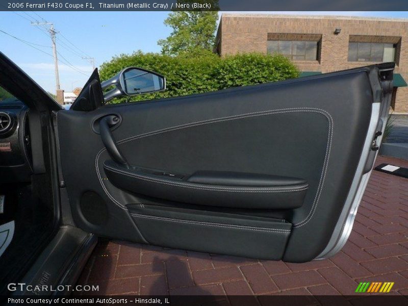 Titanium (Metallic Gray) / Nero (Black) 2006 Ferrari F430 Coupe F1