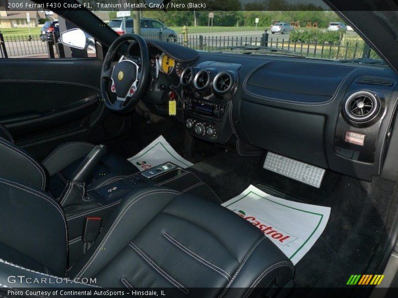Titanium (Metallic Gray) / Nero (Black) 2006 Ferrari F430 Coupe F1